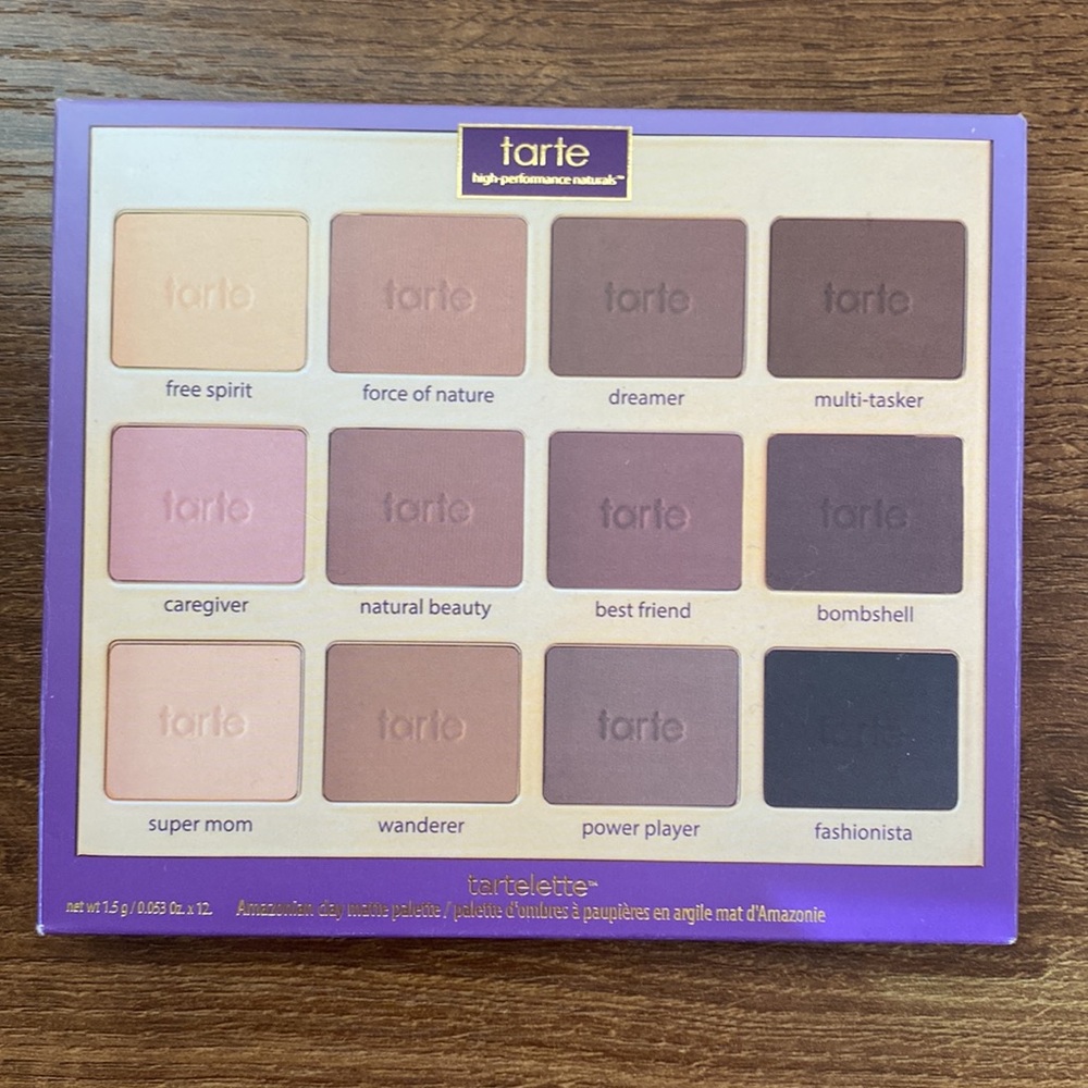 Tarte Cosmetics Tartelette Amazonian Clay Matte Palette Brand New in Box Unused